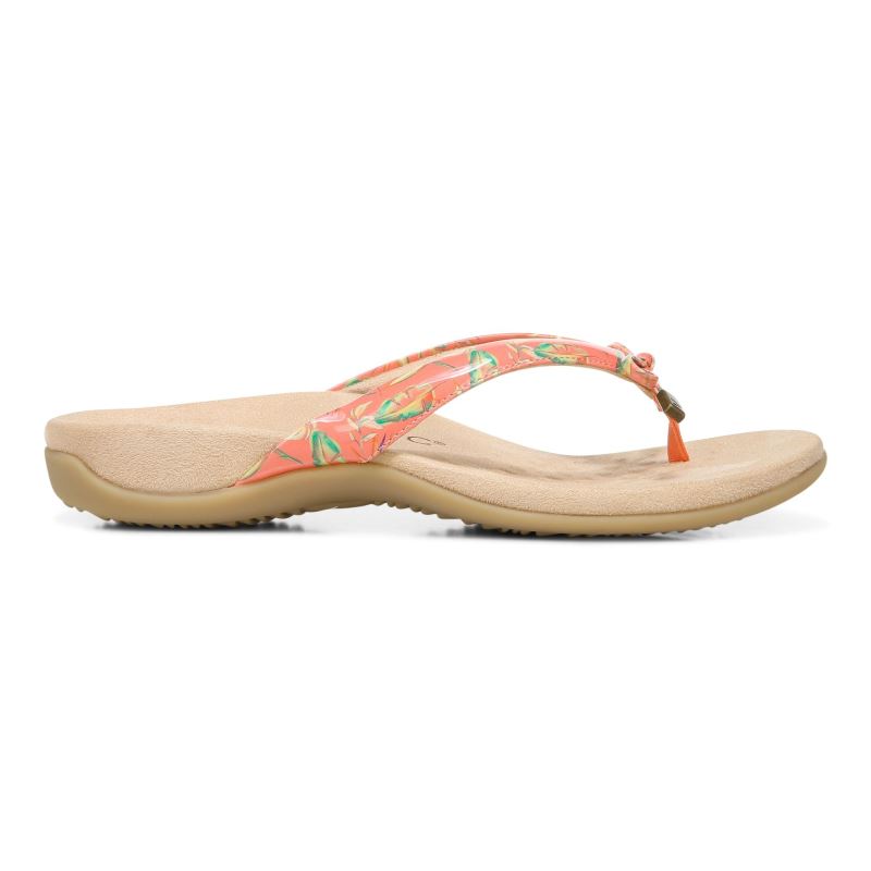 Vionic Bella Toe Post Sandal Korall | MJIGtHTA