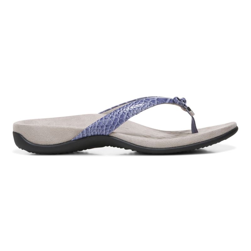 Vionic Bella Toe Post Sandal Lila | VZo0XDeP