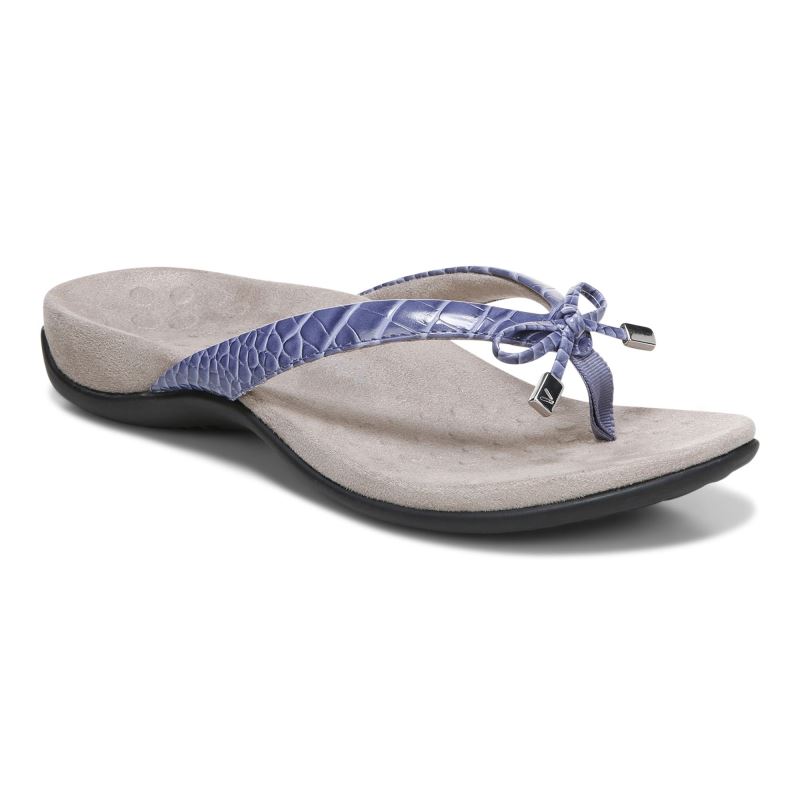 Vionic Bella Toe Post Sandal Lila | VZo0XDeP