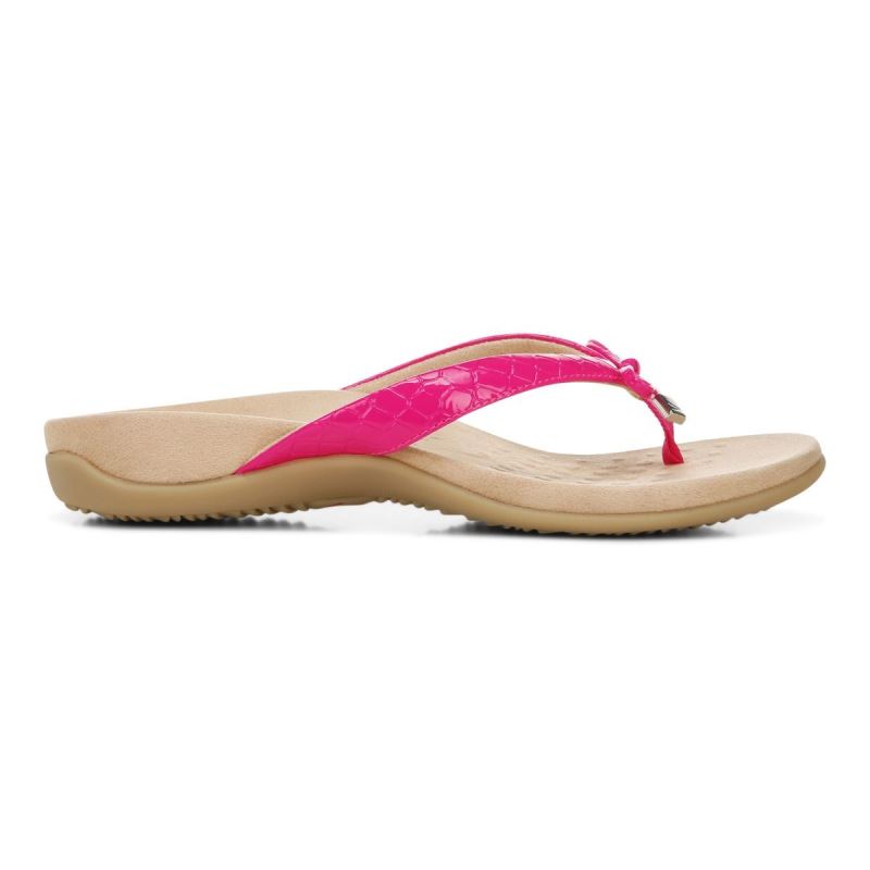 Vionic Bella Toe Post Sandal Rózsaszín | wu55Zliu