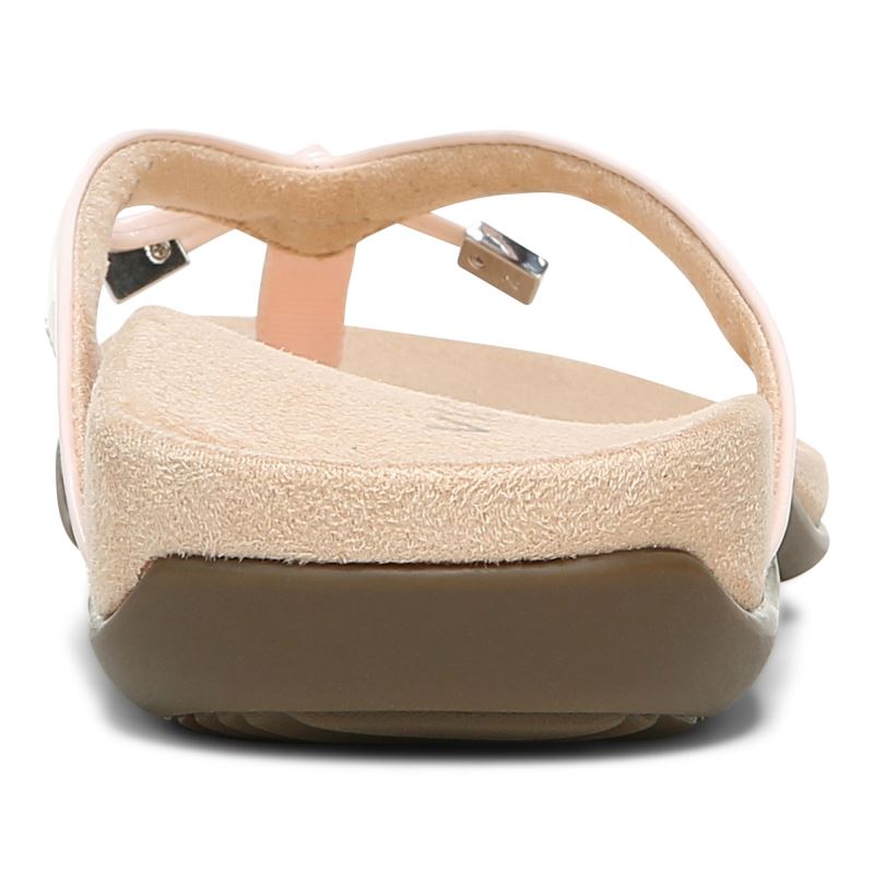 Vionic Bella Toe Post Sandal Világos | 7zyHicMo