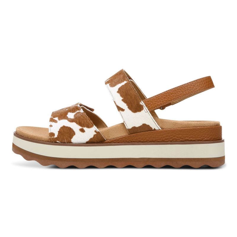 Vionic Brielle Flatform Sandal Barna | 6Mt0M3Kv