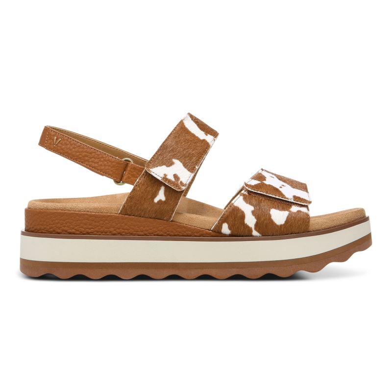 Vionic Brielle Flatform Sandal Barna | 6Mt0M3Kv