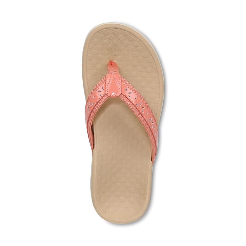 Vionic Casandra Toe Post Sandal Korall | Kk51psKX