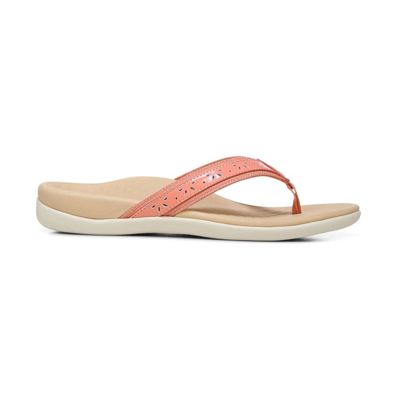 Vionic Casandra Toe Post Sandal Korall | Kk51psKX