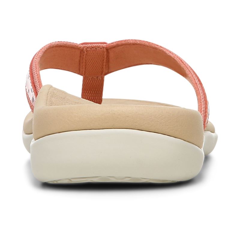 Vionic Casandra Toe Post Sandal Korall | Kk51psKX