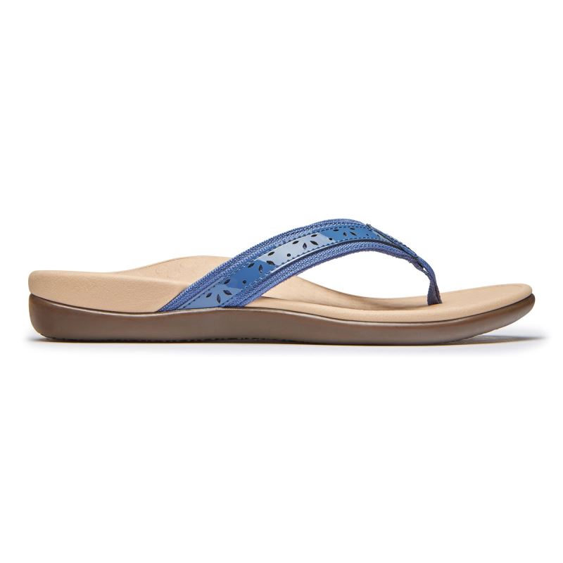 Vionic Casandra Toe Post Sandal Sötétkék | FnHe7623