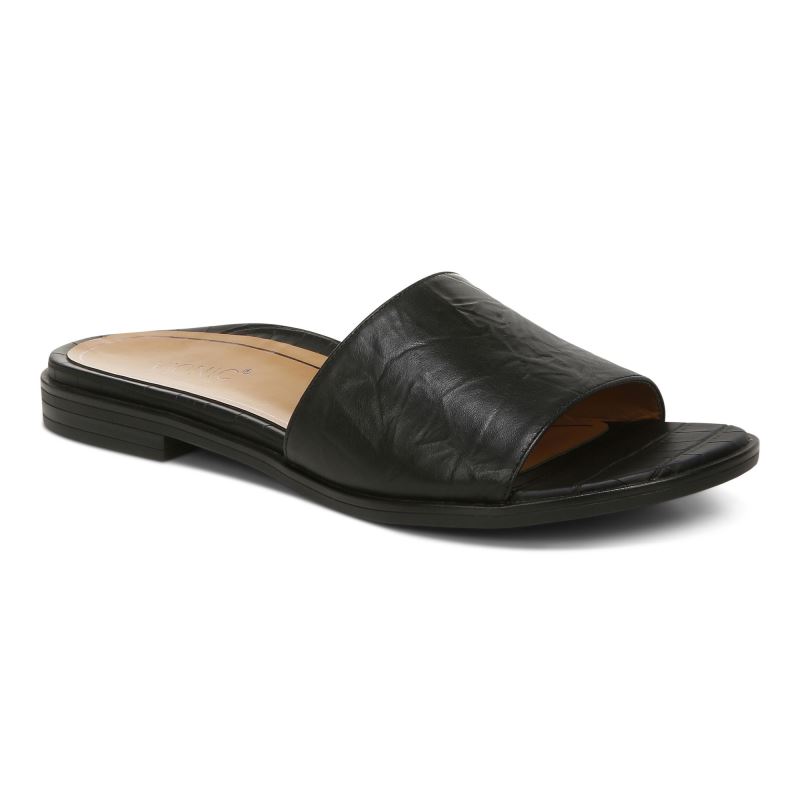 Vionic Demi Papucs Sandal Fekete | gEVWoodL