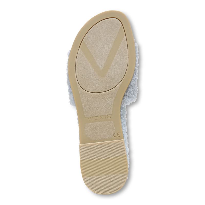 Vionic Demi Shearling Papucs Fehér | uL0WVzqA