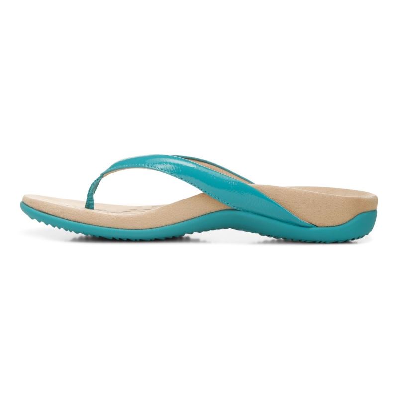 Vionic Dillon Toe Post Sandal Kék | MNoDuAOY