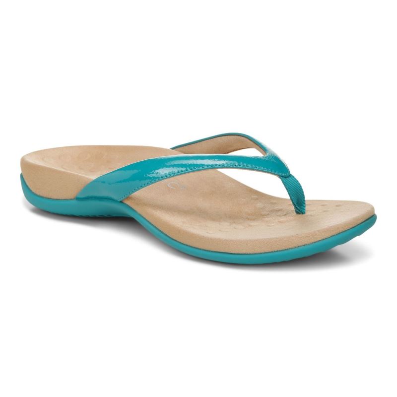 Vionic Dillon Toe Post Sandal Kék | MNoDuAOY