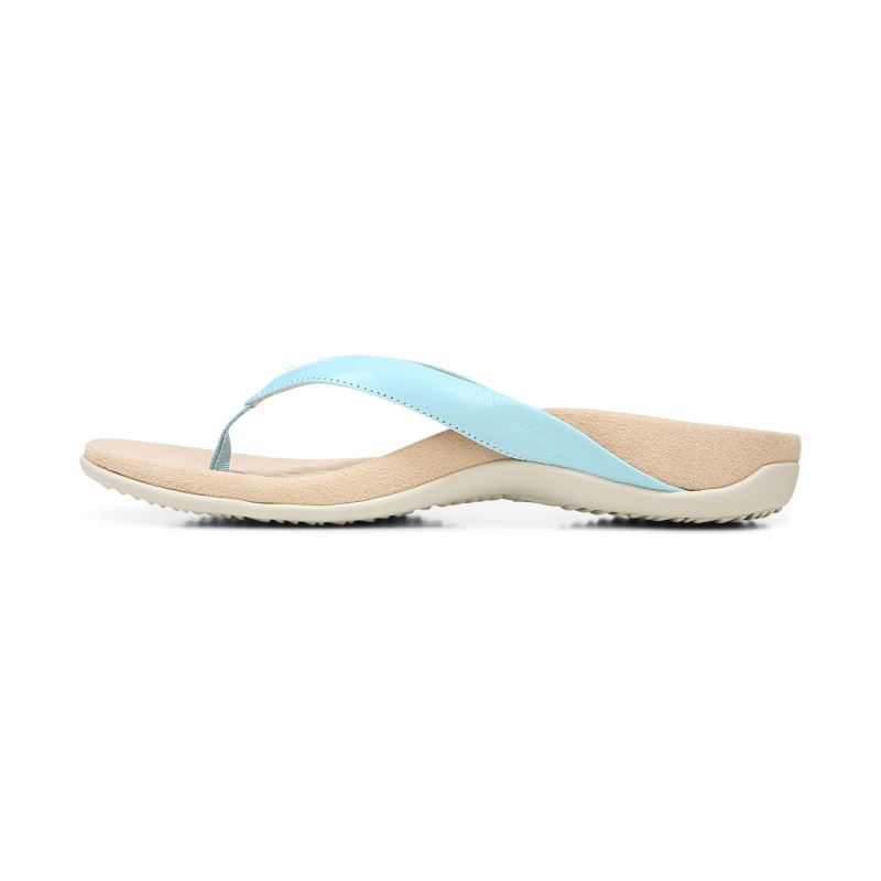 Vionic Dillon Toe Post Sandal Kék | aWpGEZrp