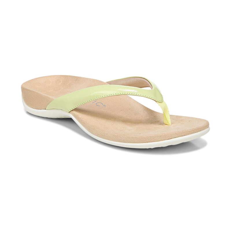 Vionic Dillon Toe Post Sandal Világos Zöld | i6FcoyKw