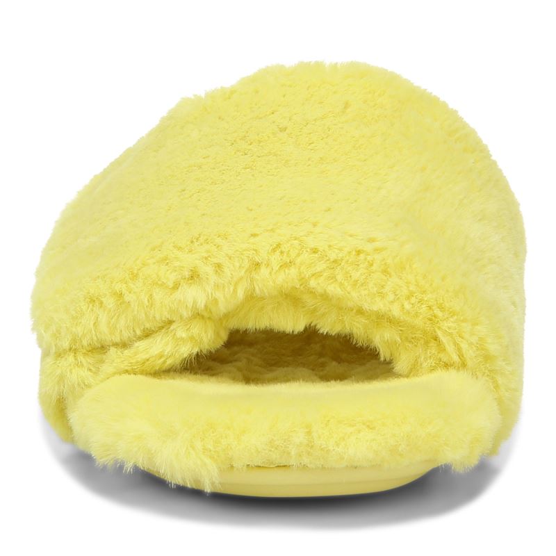 Vionic Dream Plush Papucs Sárga | zycLcu89