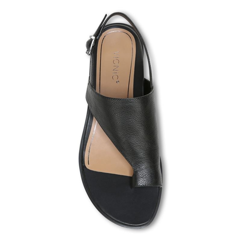 Vionic Ella Sandal Fekete | C3tl0ibh