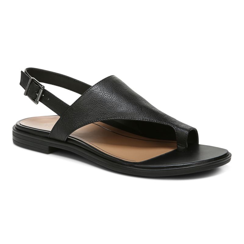 Vionic Ella Sandal Fekete | C3tl0ibh