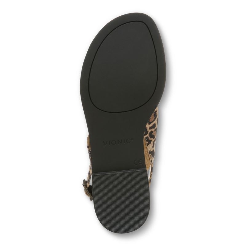 Vionic Ella Sandal Leopárd | x6TNhd8X