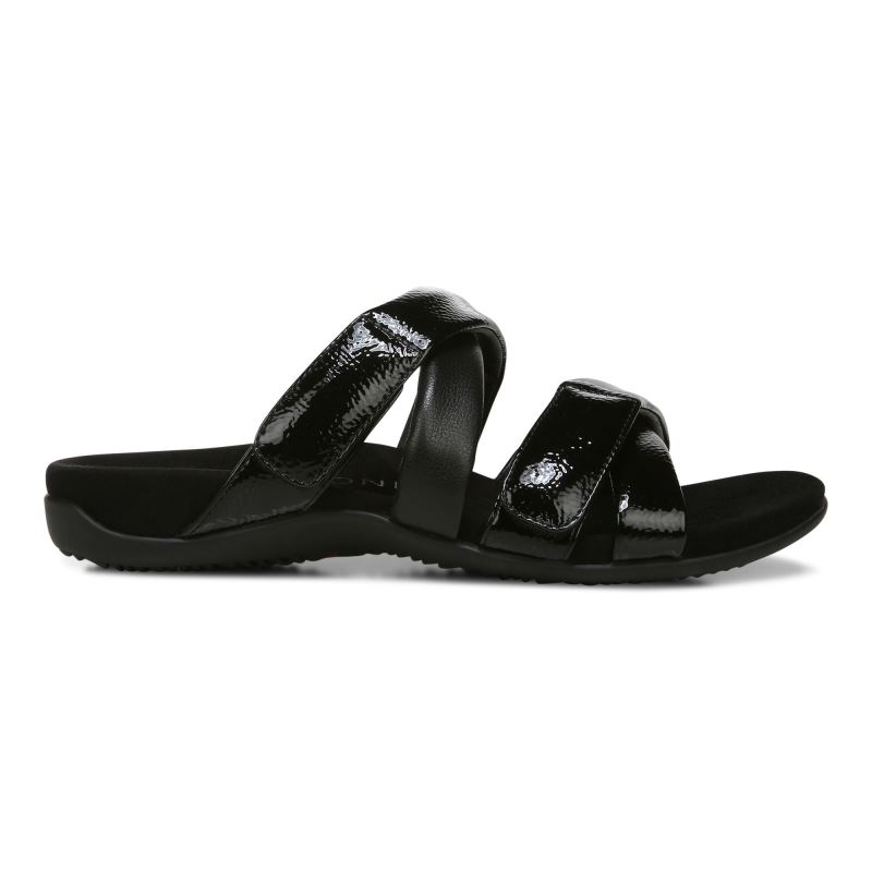 Vionic Hadlie Papucs Sandal Fekete | O3LGsEHT