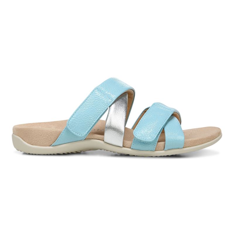 Vionic Hadlie Papucs Sandal Kék | uWiGJldH