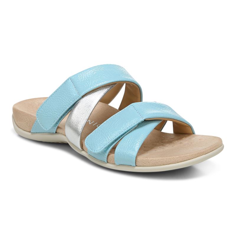 Vionic Hadlie Papucs Sandal Kék | uWiGJldH