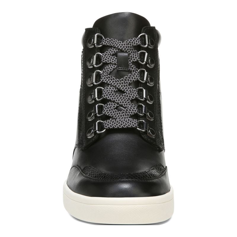 Vionic Jordy High Top Fekete | 7EuQ95TZ