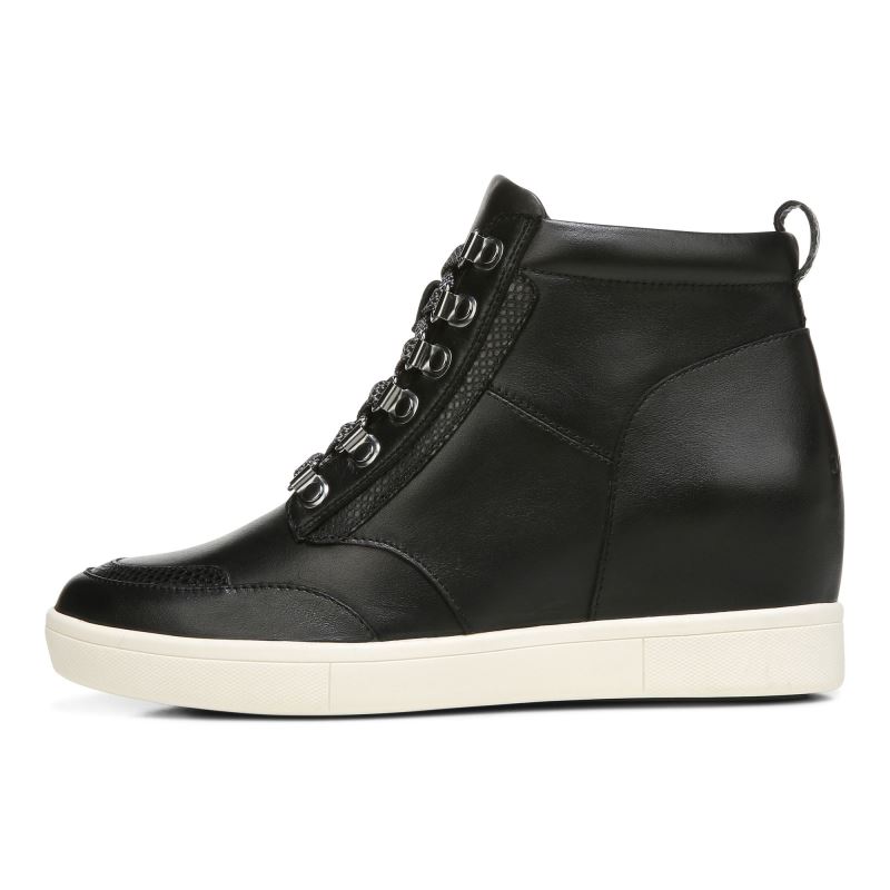 Vionic Jordy High Top Fekete | 7EuQ95TZ