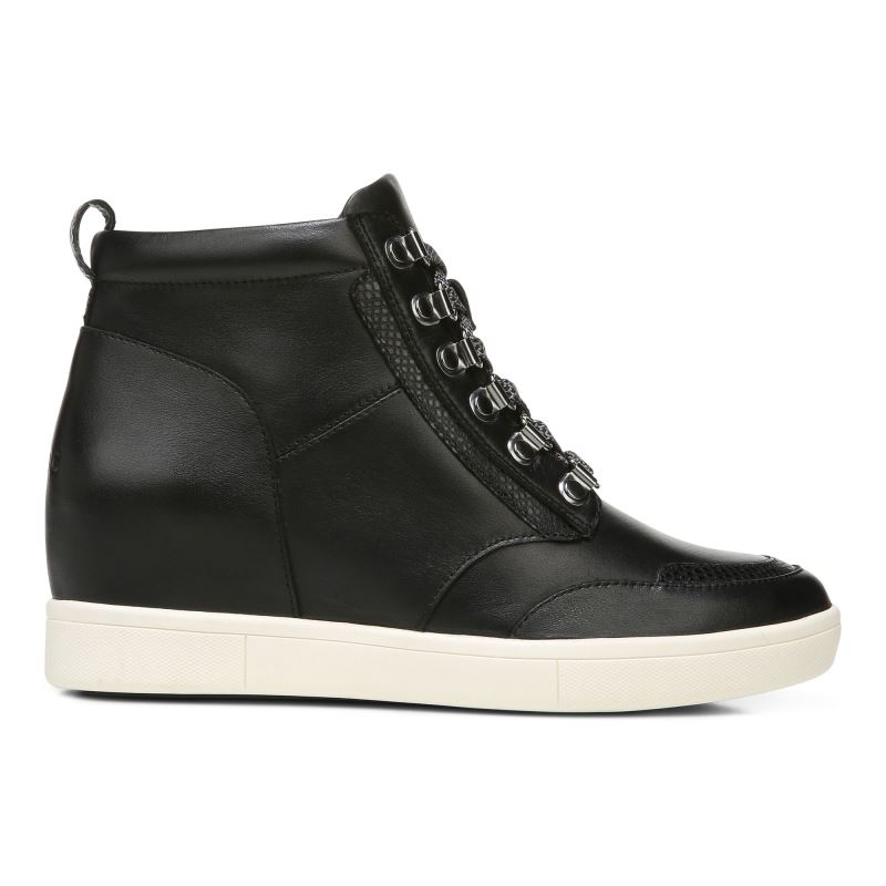 Vionic Jordy High Top Fekete | 7EuQ95TZ