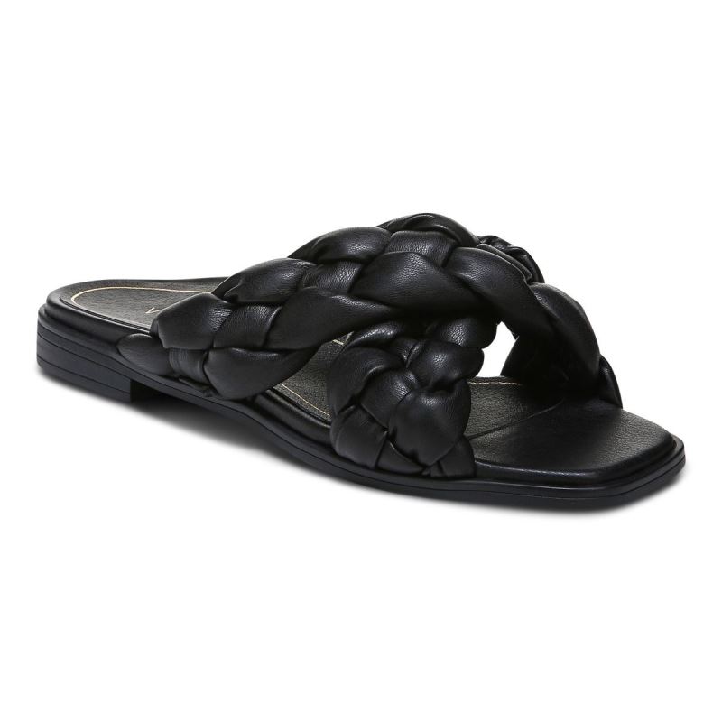 Vionic Kalina Papucs Sandal Fekete | TlWvVZLw