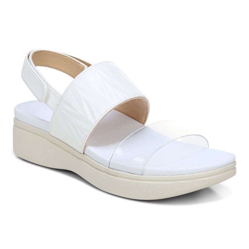 Vionic Karleen Platform Sandal Fehér | 0ykZWS2X