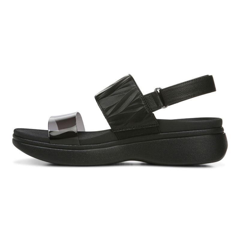 Vionic Karleen Platform Sandal Fekete | TgFOu8Am