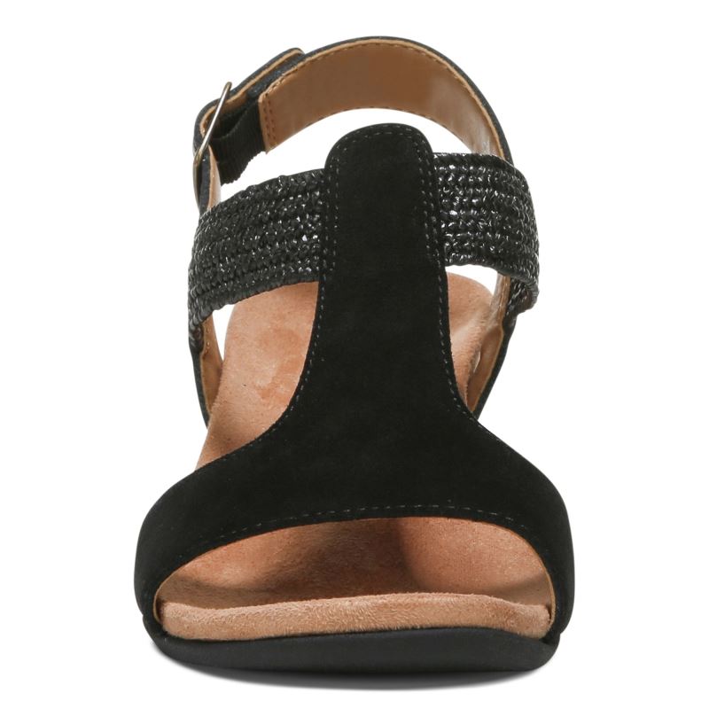 Vionic Kaytie Éktalpú Sandal Fekete | LuPZRP7o