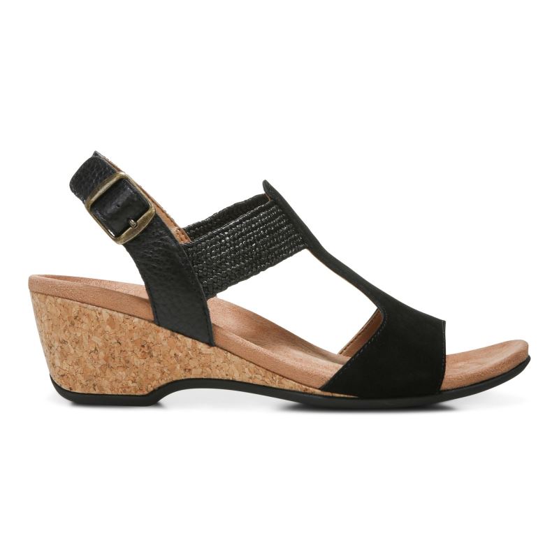 Vionic Kaytie Éktalpú Sandal Fekete | LuPZRP7o