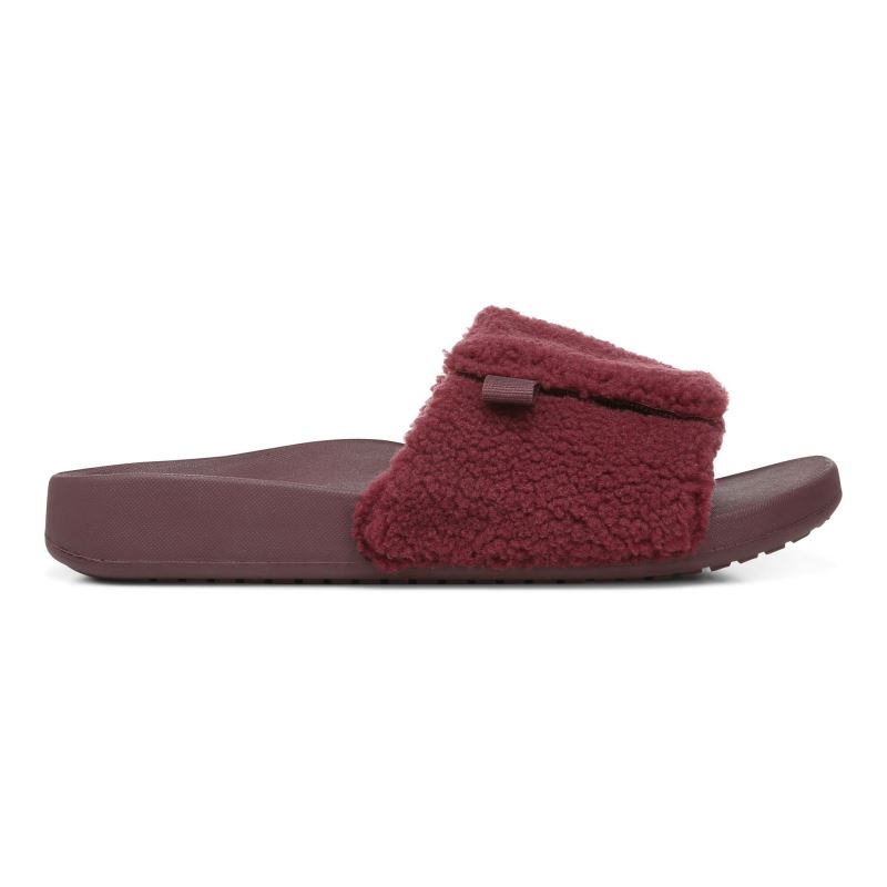 Vionic Keira Papucs Sandal Bordó | UUBIBMbz