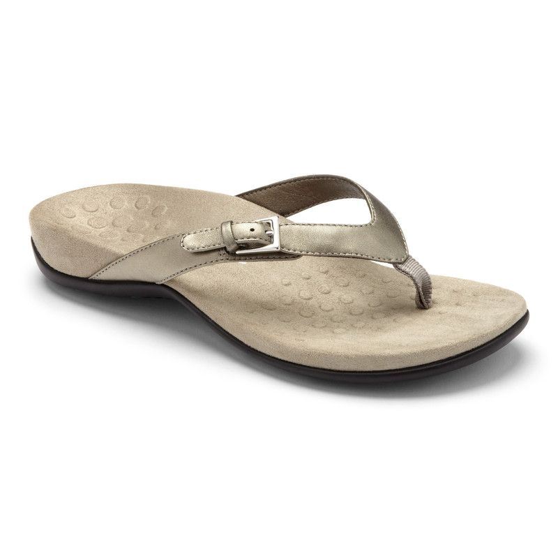 Vionic Kelby Toe Post Sandal Titán | ensq1c7p