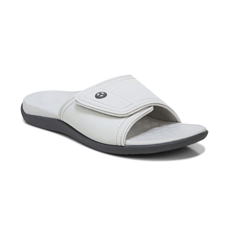 Vionic Kiwi Papucs Sandal Világos Szürke | BjSF4FzO