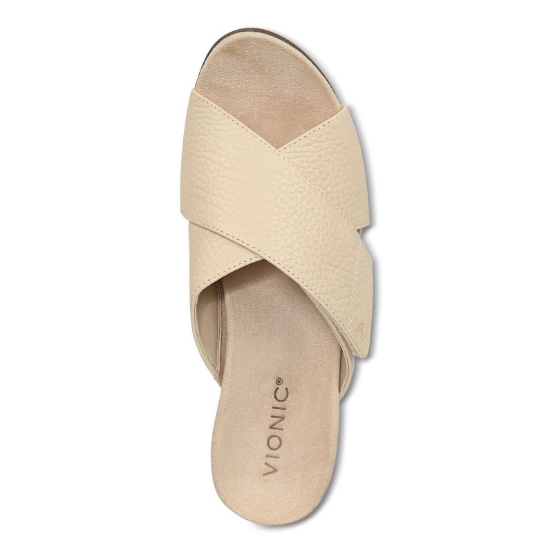 Vionic Leticia Éktalpú Sandal Bézs | C06vJZmd