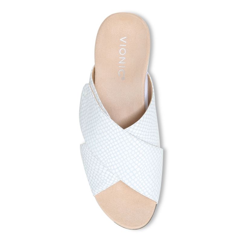 Vionic Leticia Éktalpú Sandal Fehér | LtdGMyXx