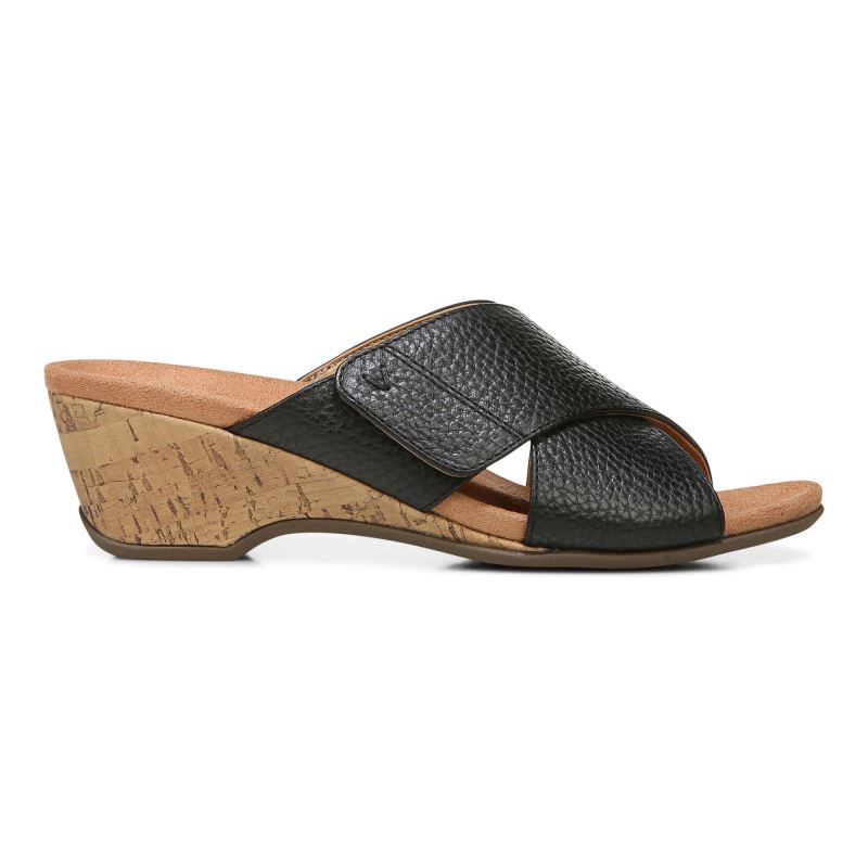 Vionic Leticia Éktalpú Sandal Fekete | HuadQeJW