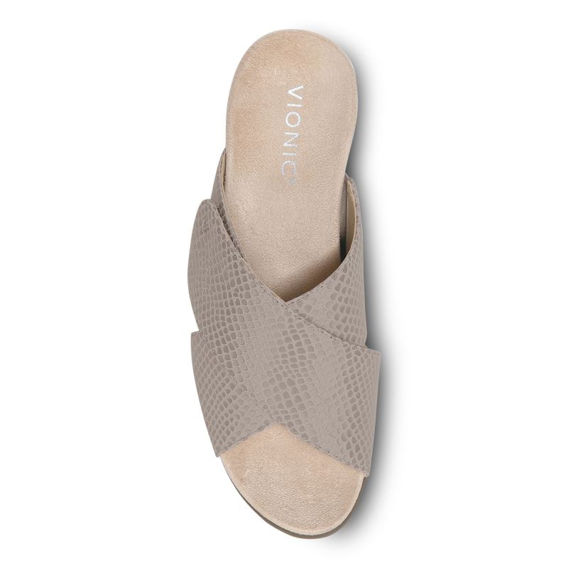 Vionic Leticia Éktalpú Sandal Szürke | 3hnMGZpa