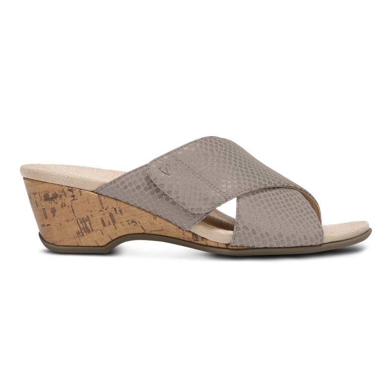 Vionic Leticia Éktalpú Sandal Szürke | 3hnMGZpa