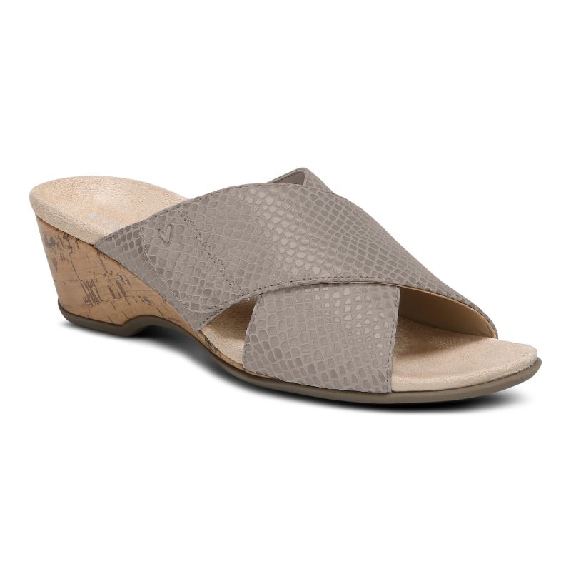 Vionic Leticia Éktalpú Sandal Szürke | 3hnMGZpa