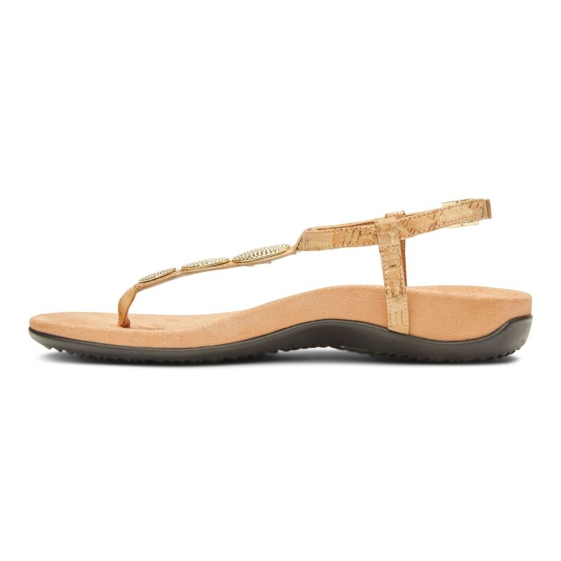 Vionic Lizbeth Backstrap Sandal Arany | 0h8GhK4x