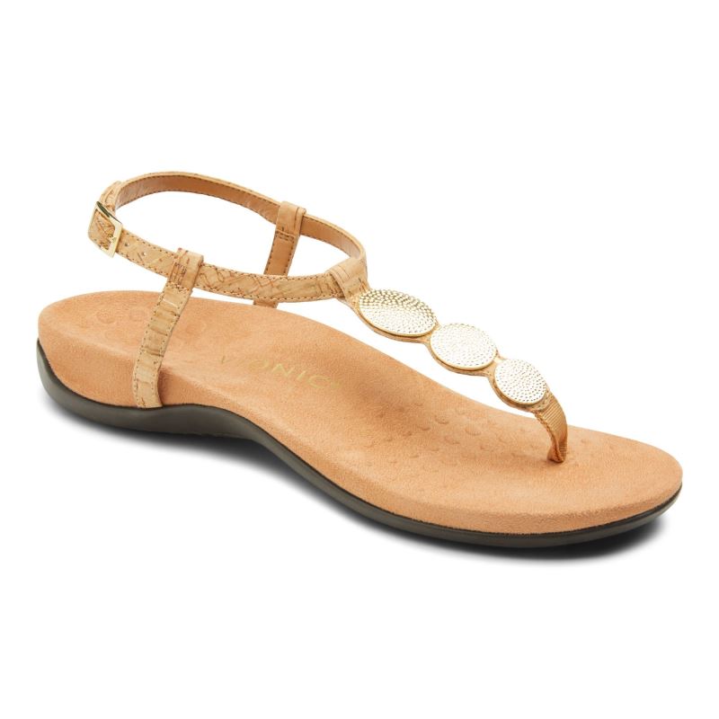 Vionic Lizbeth Backstrap Sandal Arany | 0h8GhK4x