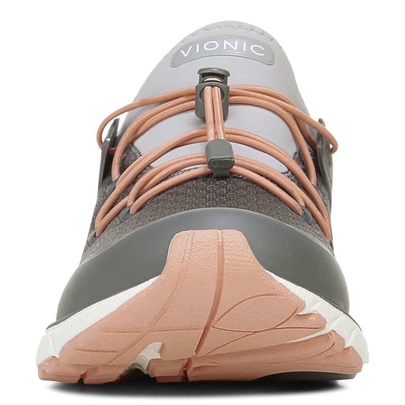 Vionic London Sneaker Mélyszürke | BL96LhSg