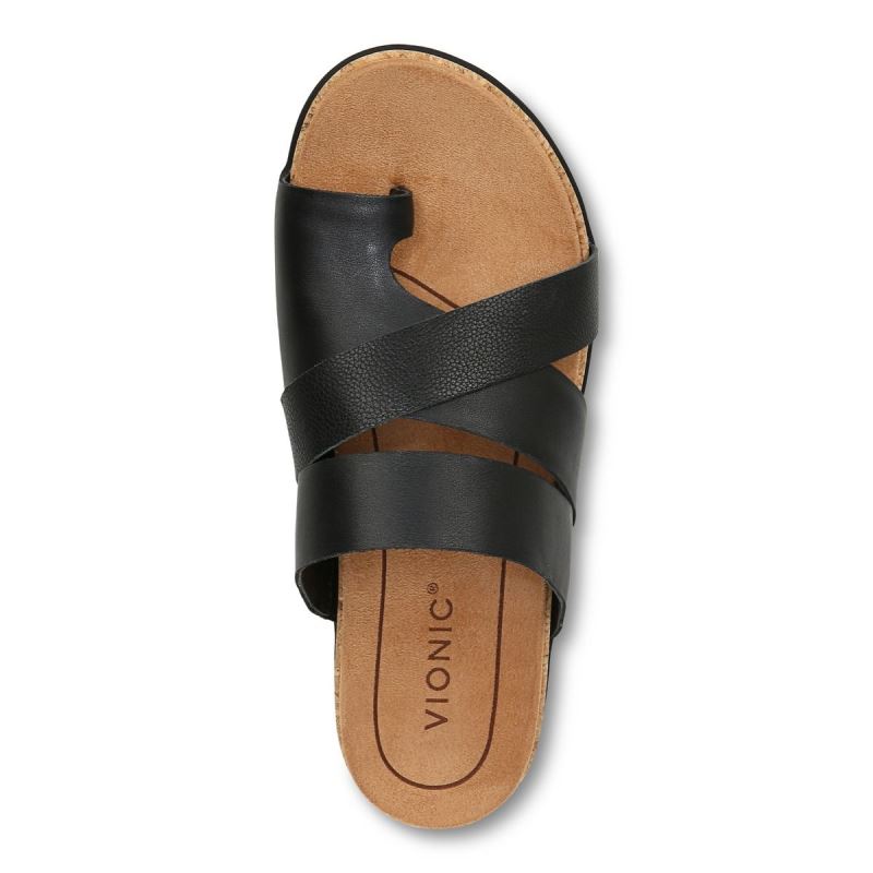 Vionic Luelle Sandal Fekete | z00aEWnm