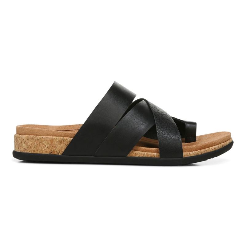 Vionic Luelle Sandal Fekete | z00aEWnm