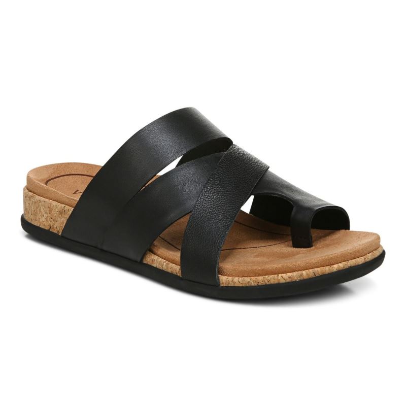 Vionic Luelle Sandal Fekete | z00aEWnm