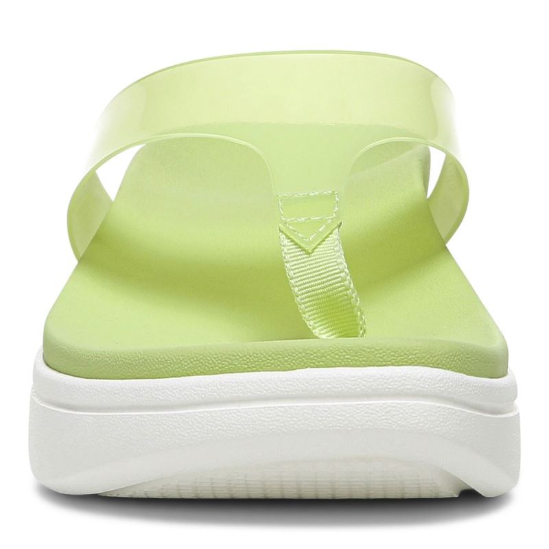 Vionic Luminous Platform Sandal Világos Zöld | CoK8OU6D