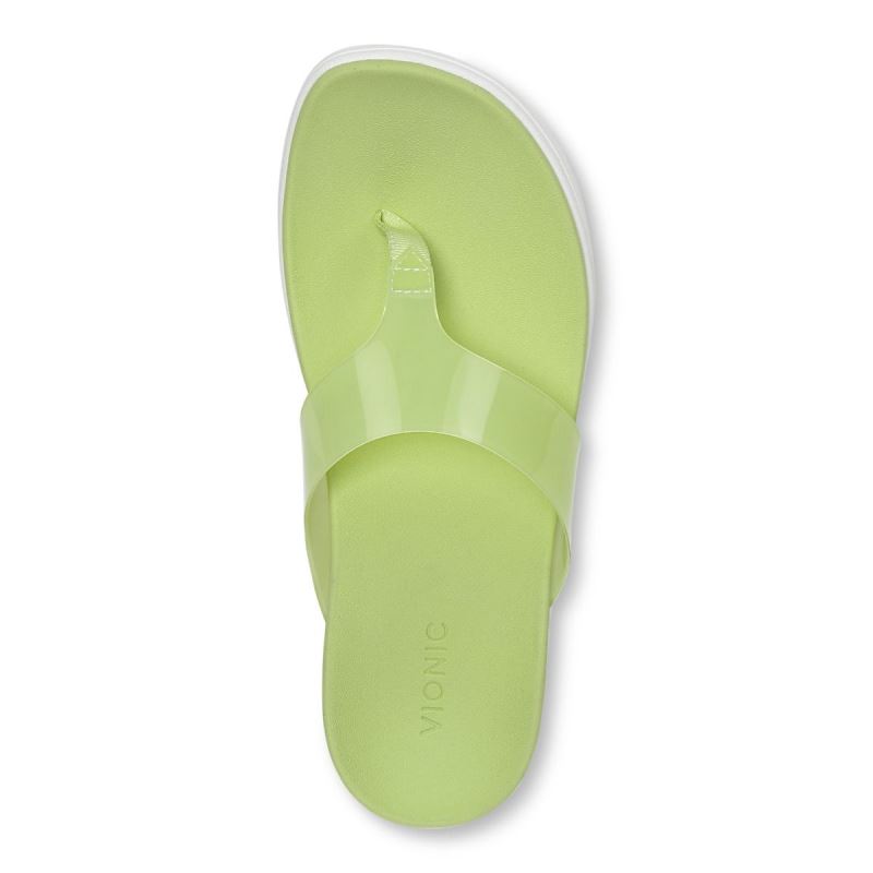 Vionic Luminous Platform Sandal Világos Zöld | CoK8OU6D