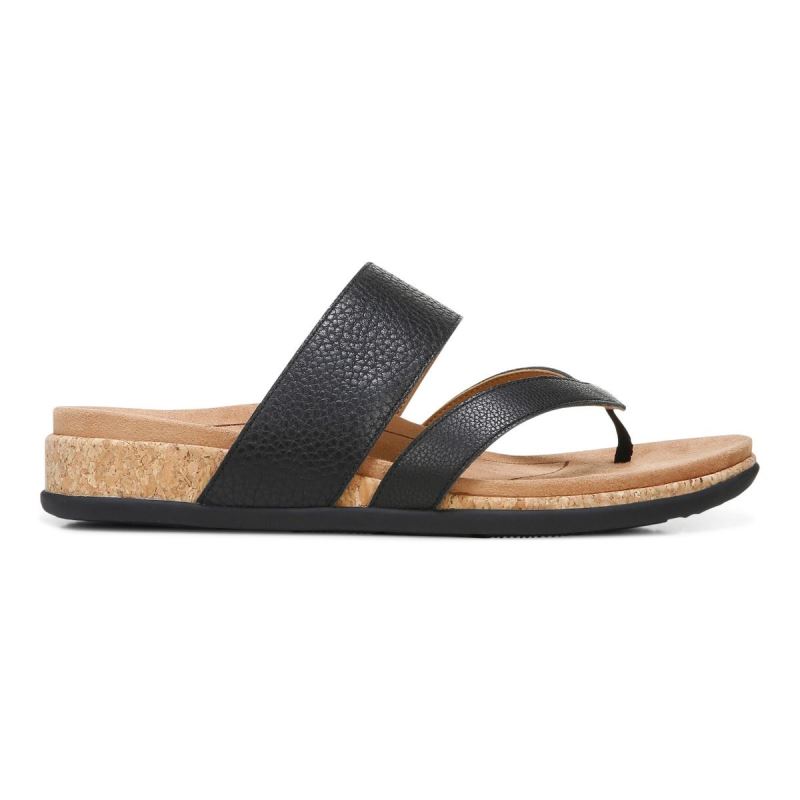 Vionic Marvina Sandal Fekete | 3u9RgPFP